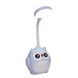 Лампа настольная детская аккумуляторная с USB 4.2 Вт настольный светильник сенсорный Сова CS-289 Синий
