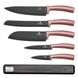 Набір ножів з магнітною підставкою Berlinger Haus I-rose Edition BH-2538 - 6 предметів