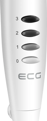 Вентилятор напольный с пультом ECG FS 40 a White - 50 Вт, белый