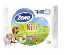 Влажная туалетная бумага Zewa Kids 42 шт (7322540796551)