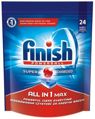 Таблетки для посудомийних машин FINISH All in 1 Max 24 шт (5900627062342)