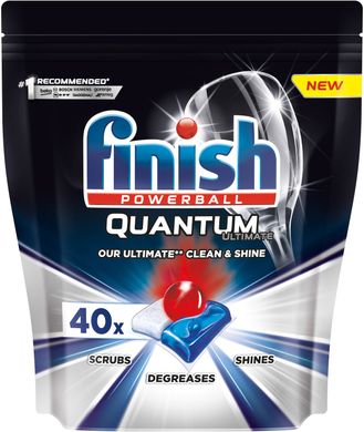 Таблетки для посудомийних машин FINISH Quantum Ultimate (5900627090307) - 40 шт