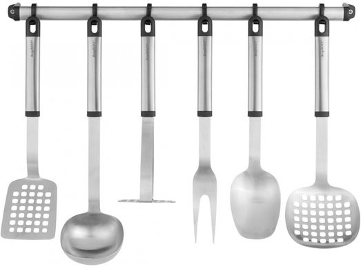 Набор кухонных принадлежностей на подставке и с планкой BERGHOFF Essentials (1308055) - 8 пр