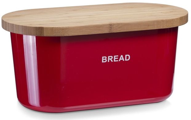 Хлебница с крышкой + доска для нарезки хлеба (2 в 1) Zeller 25350 - 39х23х18,5см