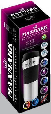 Термокухоль Maxmark Cup (MK-CUP3450BK) - 450 мл, сталевий