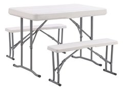 Набір меблів для пікніка TE-1812, стіл і дві лавки