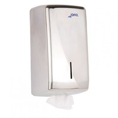 Диспенсер для листовой туалетной бумаги Jofel Futura AH75500 - нержавеющая сталь