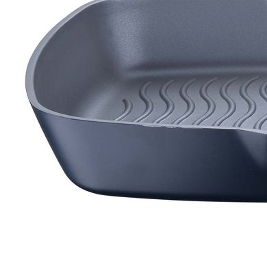 Сковорода гриль з антипригарним покриттям MasterPro Indigo (BGMP-7976) - 28х28 см