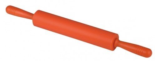 Силиконовая скалка Peterhof PH-12846 orange - 47 х 5.4см (оранжевая)