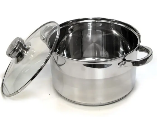 Набір посуду + глибока сквоворідка із нержавіючої сталі Bohmann BH 1275 NTF - 12предметів