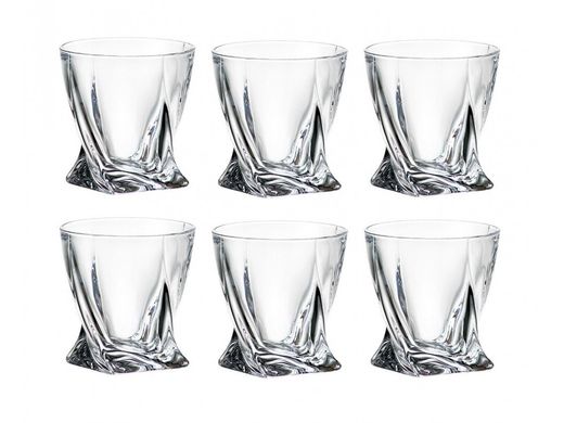 Набір склянок для віскі Bohemia Quadro 2K936/99A44/340 - 340 мл, 6 шт