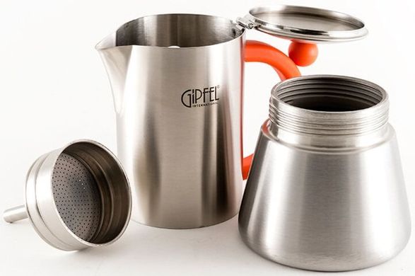 Гейзерная кофеварка из нержавеющей стали на 6 чашек GIPFEL CRUPP 5317 - 300 мл