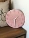 Сучасний настінний годинник з бетону Marry Arti pink