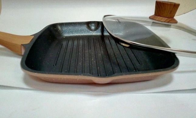 Сковорода-гриль с крышкой Vissner VS 7741-26 - 26 x 26 см