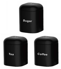 Набор банок сахар/чай/кофе из нержавеющей стали Edenberg EB-148 - 3 предмета