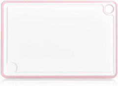 Дошка кухонна з ручкою ZELLER 26144 - 30х20, 5х0, 85см, біло-рожева