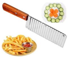 Нож для волнистой нарезки картошки фри и овощей Frico FRU-018