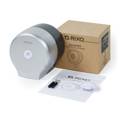 Диспенсер туалетной бумаги в стандартных рулонах Rixo Bello P127S-серый