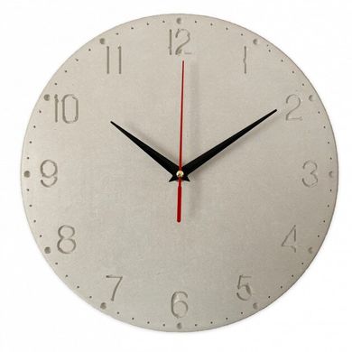 Современные настенные часы из бетона Marry Arti white