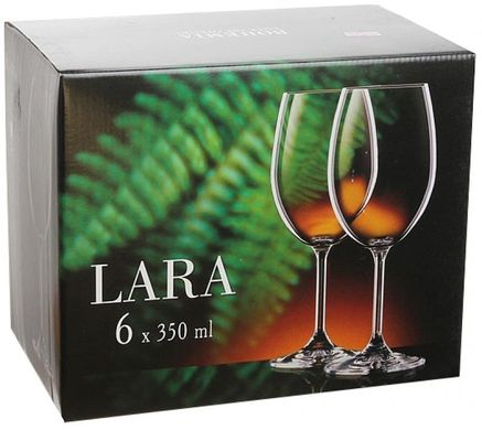 Набор бокалов для вина BOHEMIA Lara 40415/350 - 350 мл