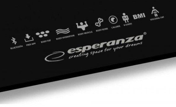 Весы Esperanza B.Fit 8in1 EBS016K - черные