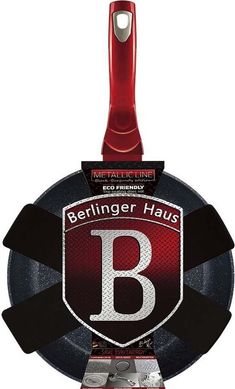 Сковорода Berlinger Haus Metallic Line Black-Burgundy Edition BH-1841 - 26 см