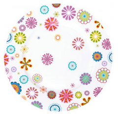 Тарелка мелкая Krauff Blumen 21-244-012 - 26,6 cм