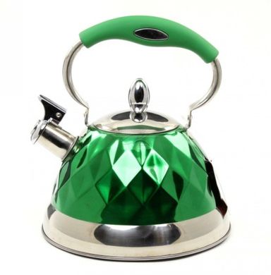 Чайник із свистком 3,5 л Bohmann BH 7687 green - зелений