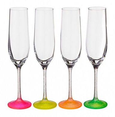 Набір бокалів для шампанського BOHEMIA 40729/D4896/190 - 190 мл