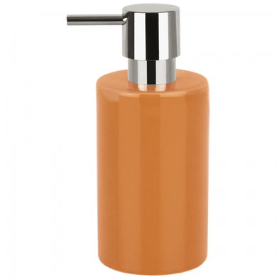 Дозатор для мыла керамический Spirella TUBE 10.16081 - оранжевый