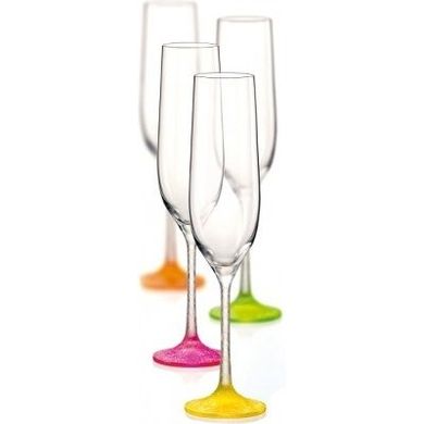 Набір бокалів для шампанського BOHEMIA 40729/D4896/190 - 190 мл