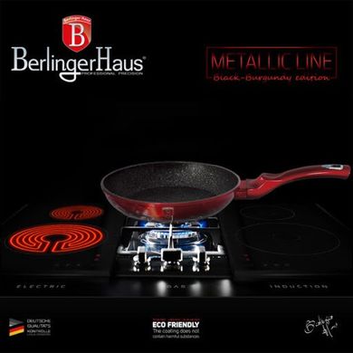 Сковорода Berlinger Haus Metallic Line Black-Burgundy Edition BH-1841 - 26 см