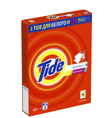 Порошок Tide для белого и цветного белья автомат 450 г (8001090157911)
