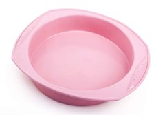 Силіконова форма для кексів Con Brio CB-673 - рожева, 30х26, 5х5 см, Рожевий