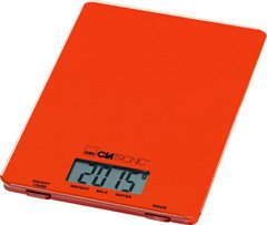 Весы кухонные CLATRONIC KW 3626 Glas — оранжевый
