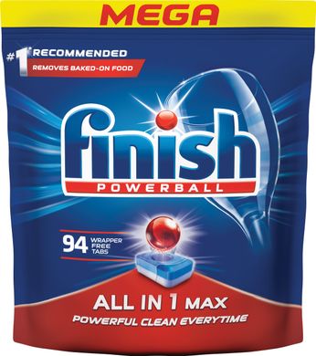 Таблетки для посудомоечных машин FINISH All in 1 Max (5997321736280) - 94 шт