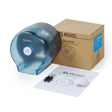 Диспенсер туалетной бумаги стандартный рулон Rixo Bello P127TC-синий
