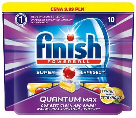 Таблетки для посудомийних машин FINISH Quantum Лимон 10 шт (5900627066050)