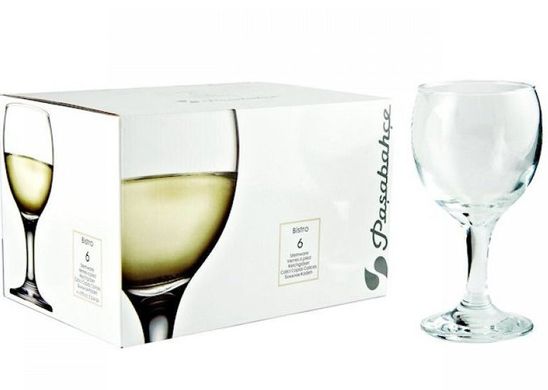 Набор бокалов для вина Bistro Pasabahce 44415 - 165 мл 6 шт