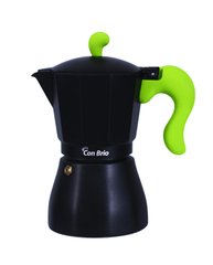 Гейзерная кофеварка Con Brio СВ-6606зел (зеленая) - 300 мл, Зеленый