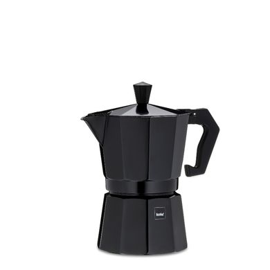 Кавоварка гейзерна Espresso/Moka KELA Italia (10553) - 150 мл, 3 чашки, чорна