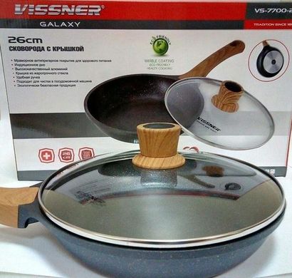 Сковорода з кришкою Vissner VS 7700-26 - 26 см