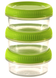 Набор контейнеров для соуса Curver "To Go" 00956, 3х80 мл - зеленый