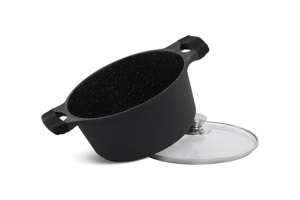 Набір посуду (каструлі, сковорідка, ковш) Edenberg EB-5650 - 10пр, мармурове покриття