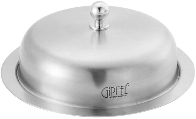 Маслянка кругла з нержавіючої сталі GIPFEL STERN 9355 - 16х6.7 см