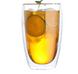 Набір скляних чашок з подвійними стінками для лате та капучіно Edenberg EB-19515 - 360мл/2шт