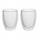 Набір скляних склянок із подвійними стінками Kamille KM-9008 - 2 шт, 350 мл