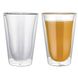 Набор стеклянных чашек с двойными стенками для лате и капучино Edenberg EB-19515 - 360мл/2шт