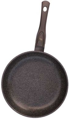 Сковорода зі знімною ручкою Біол 24133П - 24 см, Чорний
