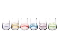 Набір склянок для віскі Bohemia Sandra 23013/M8700/380S - 380 мл, 6 шт